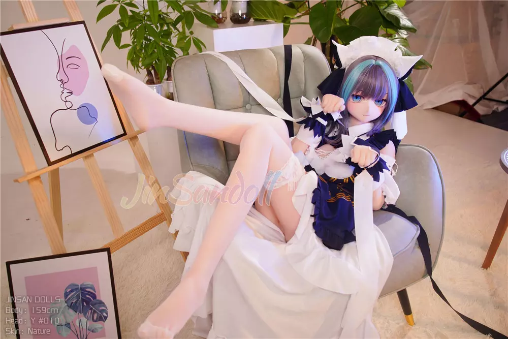 WM S-TPE 159cm (5ft2) Anime TPE Sex Doll with PVC Head #Y010